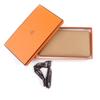Hermes Geldbörse Azap lang Seide in Round Zip Long Wallet Epsom Leder Damen Gebraucht