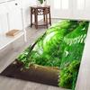 Elegant Beautiful Woods Pattern Rug Ultra Soft Washable Non-Slip Stain-Resistant Carpet for Bedroom Living Room Hallway Bathroom