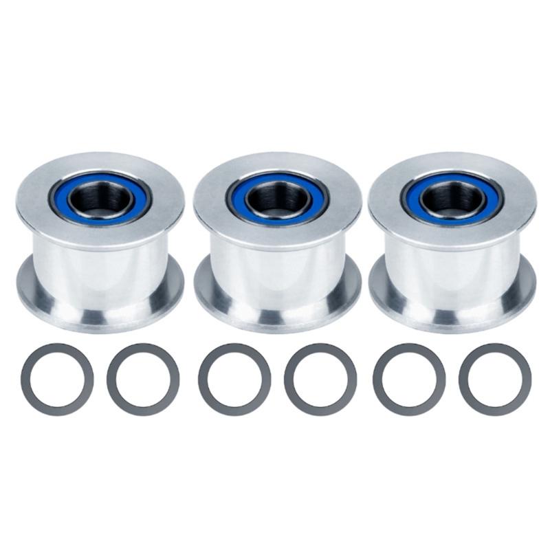 3D Printer Accessories Smooth Idler Wheel Idler Timing Pulley Wheel Replacement for Lab X1/X1C/P1P/P1S 3D Printer 1