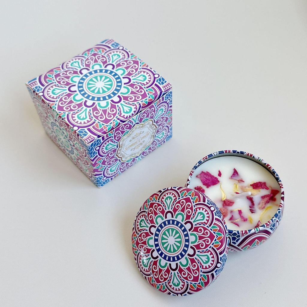 Soy Wax Dried Flower Scented Candle – Wedding & Birthday Aromatherapy Gift