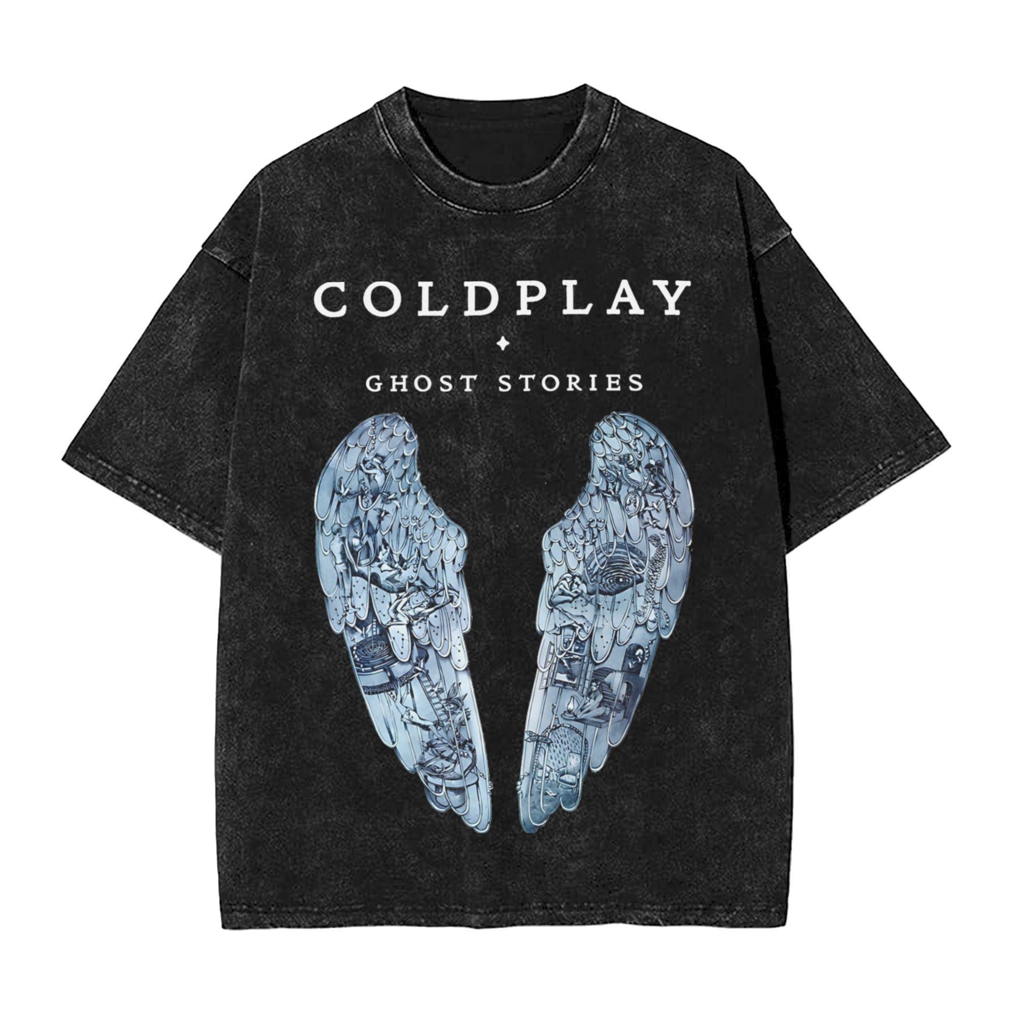 

Женская Мужская Футболка Cold-playED Tour Head Full of Dreams Графическая Хлопковая Выстиранная Футболки Харадзюку L