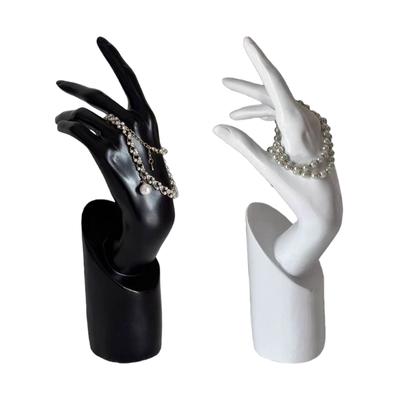 Fashionable Sturdy Resin Woman Hand Model Portable Accessory for Necklace and Bracelet Exhibition Jewelry Organization