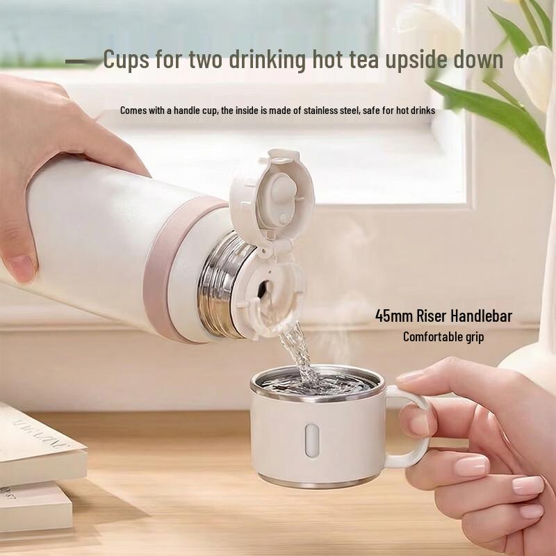 LINGCHEN 316 Stainless Steel Thermal Tea Infuser Bottle