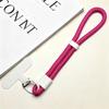 Adjustable 6mm Braided Anti-Drop Mobile Phone Wrist Strap with Self-Locking and Multi-Color Options