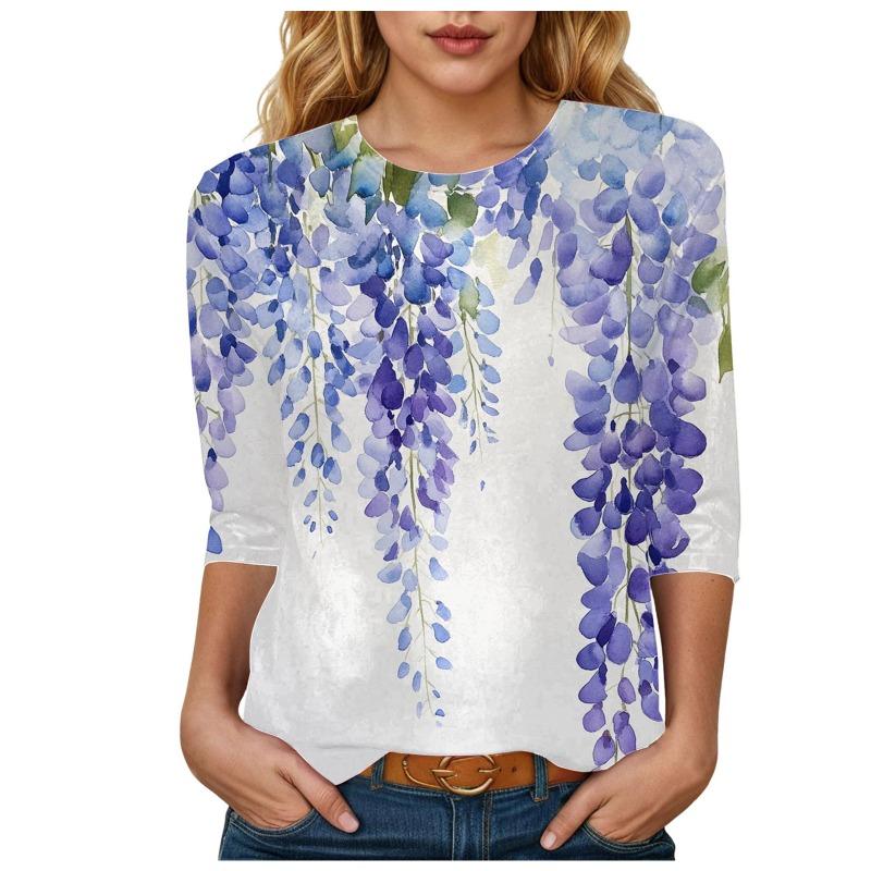 Long sleeved shirt women s casual T-shirt summer XS