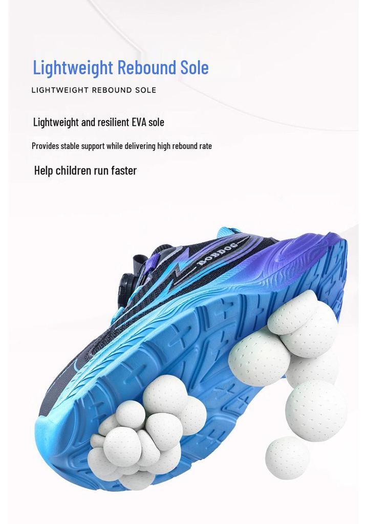 Babudou Sports Shoes for Boys - 2026 Spring/Autumn Breathable Mesh Sneakers for Kids