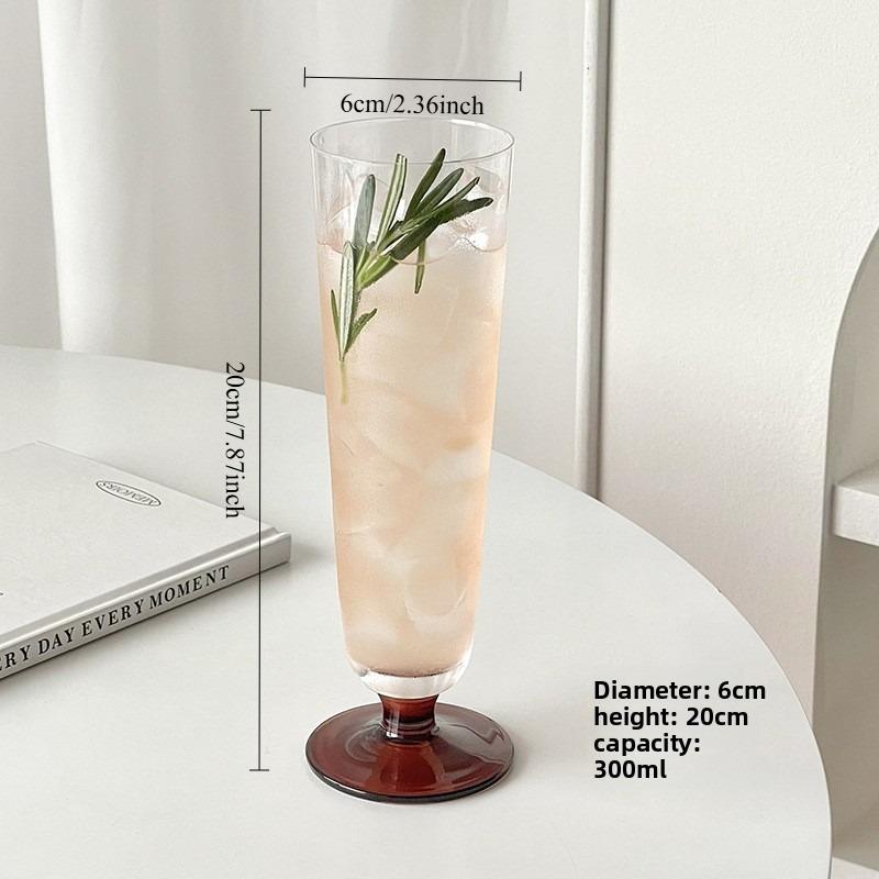 

Tiki Cocktail Glass Mid Century Style for Rum Cocktails Juice Champagne Home Bar Party Unique Drinking Cup 300ml
