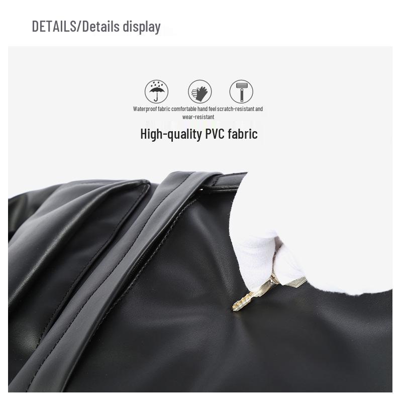 Men's Large Capacity Korean Style PVC Business Backpack