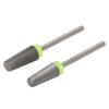 2pcs Tapered Barrel Nail Drill Bit Tungsten Steel Fast Remove Manicure Tool Nail Polish Bit for Acrylic Hard Gel