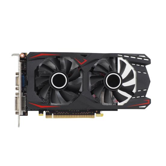 Computer Graphics Card 128-bit Interface 4GB Dual Fan Design PCI-E GDDR5 Universal Low Power