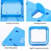 5 Farben Fischbox mit Licht, kreatives, abnehmbares Mini-Gehäuse, Aquarium-Aquarium-Zubehör