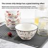 Dish Drying Mat-Silicone Drying Pad for Kitchen Counter,  Non-Slip Drain Pad High-temperature Resistant Kitchen Gadget