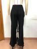 Cross2026 Women's Comfortable Cotton Linen Mid-Waist Long Pants - Casual Spring European American Style