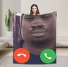 John-Pork Is Calling Blankets Quality Warm Soft Throw Blanket Winter Travel Office Home Decor Street Trend Bedspread