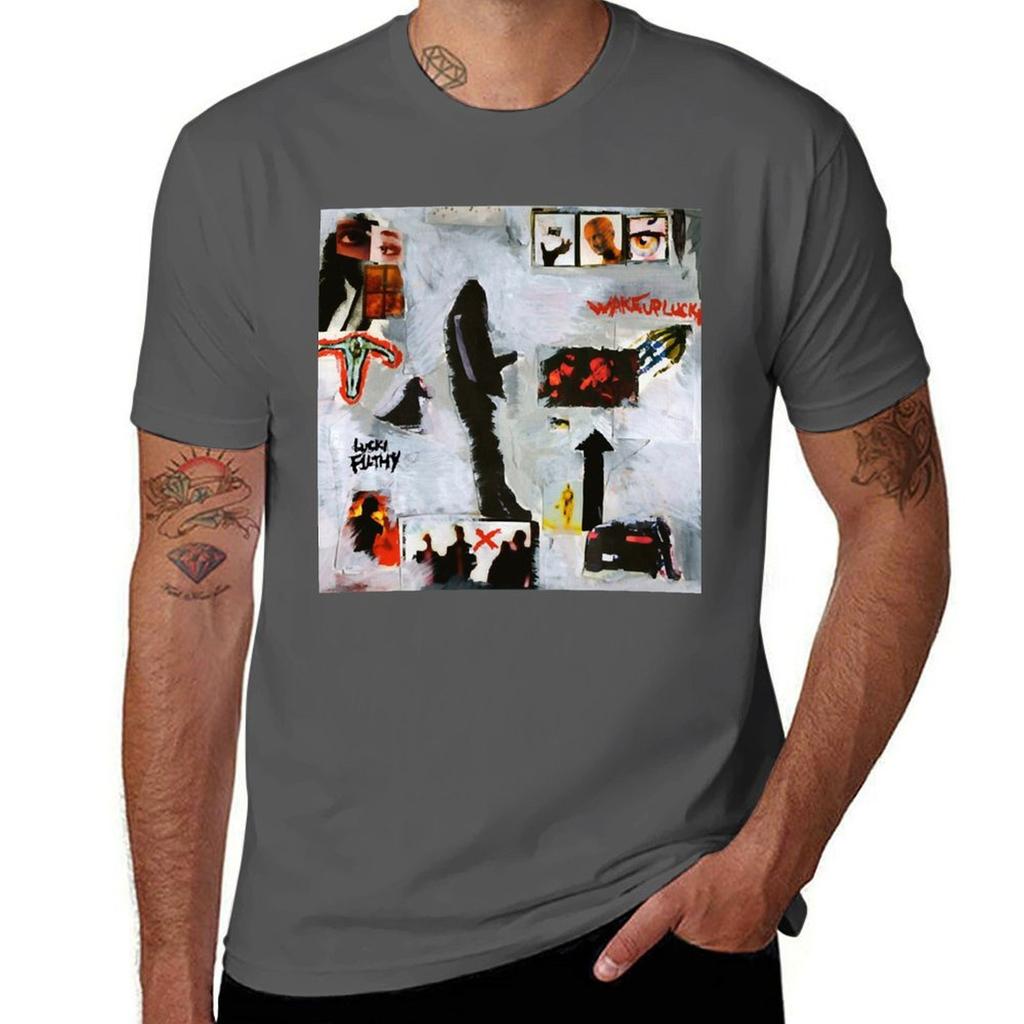 Street Paint Lucki Wake Up Lucki Tshirt Casual All Match Tee Shirt For Unisex