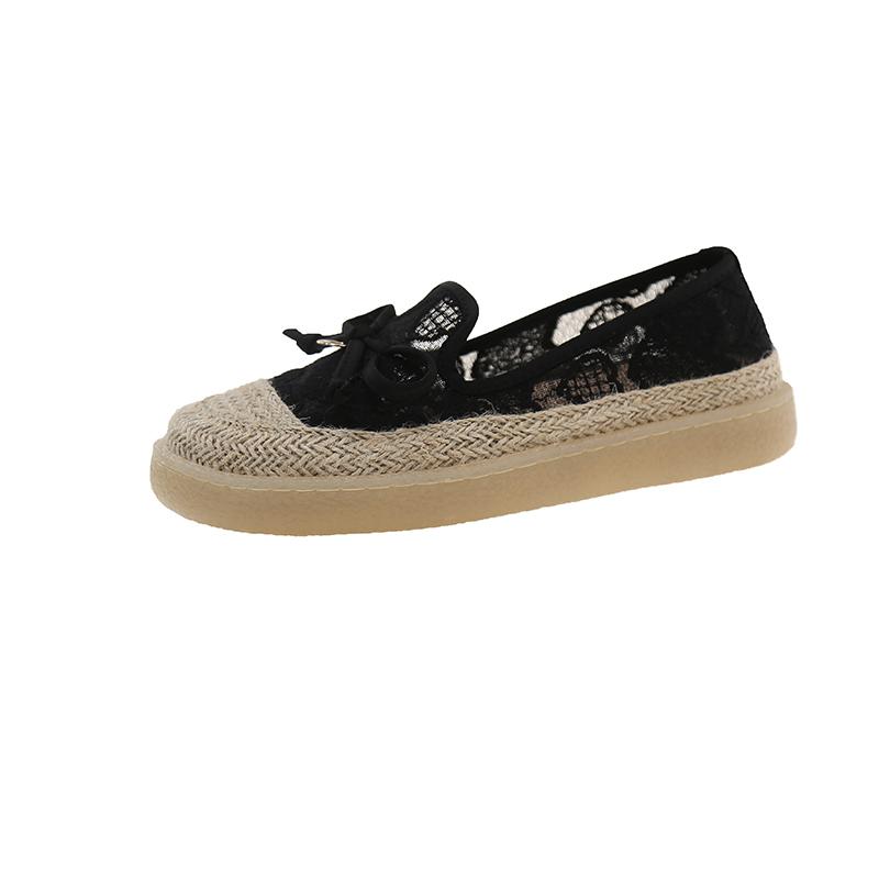 

2026 Fashion Hot Seller Breathable Mesh Flat Bottom Fishing Shoes Women s Casual Slip-On Spring Summer Leisure Shoes 40 чорний
