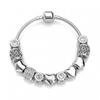 Bracciale - MYC Paris - Fascino Radioso - Argentato - Cristalli di Swarovski - 18 carati
