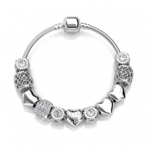 Bracciale - MYC Paris - Fascino Radioso - Argentato - Cristalli di Swarovski - 18 carati
