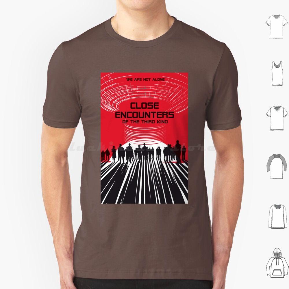 T Shirt 6xl Cotton Cool Tee Movie Cinema Cinephile Retro Scifi Ufo Minimalist I Want To Believe Universe Steven Spielberg