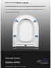One-Button Quick-Release Soft-Close Thickened U-Shaped Toilet Seat