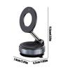 Car Mount Electric Vacuum Magnetic Holder Foldable Strong Suction Stand For Cell Phone For Phone Live Streaming