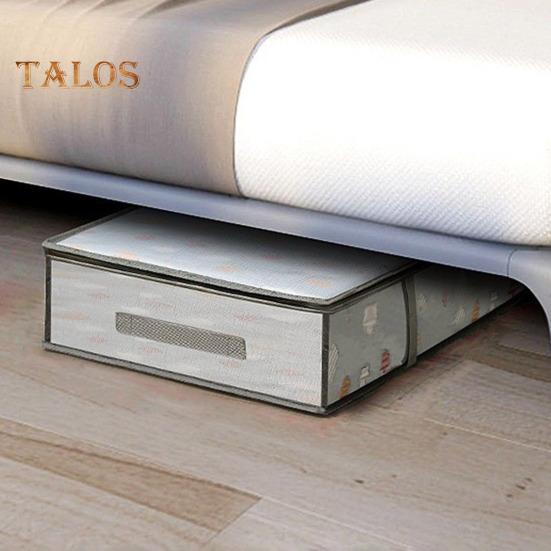 Aufbewahrungsbehälter für unter das Bett, mit Reißverschluss, transparentes Design, große Kapazität, staubdicht, für Kissen, Steppdecken, Kleidung