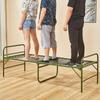 Military Green Economy Single Folding Wire Bed