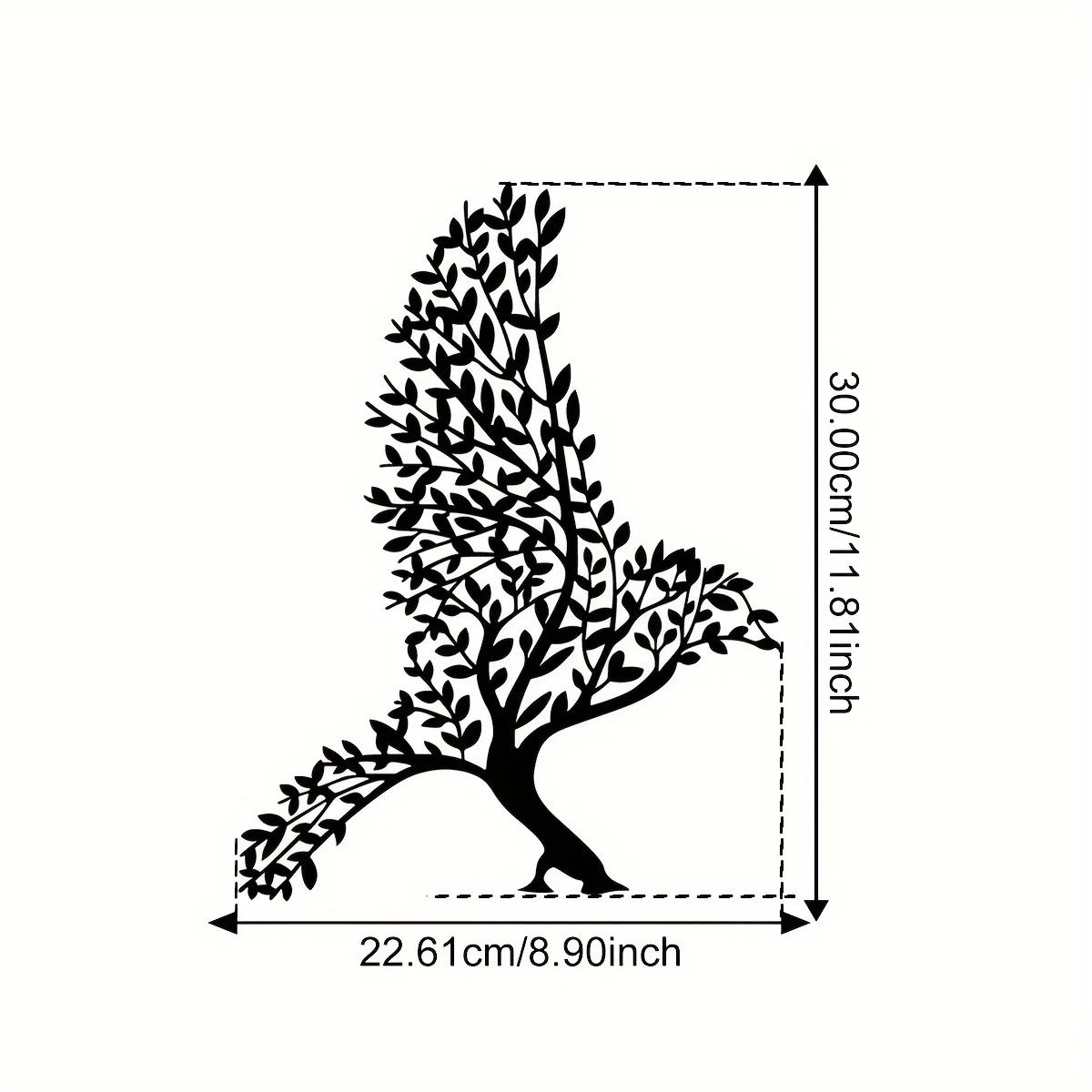 

Креативное железное искусство «Птица из ветки дерева» — стильный настенный декор для внутренних помещений, идеально подходит для гостиной, спальни, украшения на открытом воздухе светло-серый