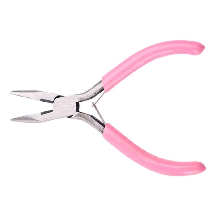 Ergonomic Pink Jewelry Pliers Build With High Strength Alloy Steel Seamlessly Design Fit for Long Lastinlyg Performances