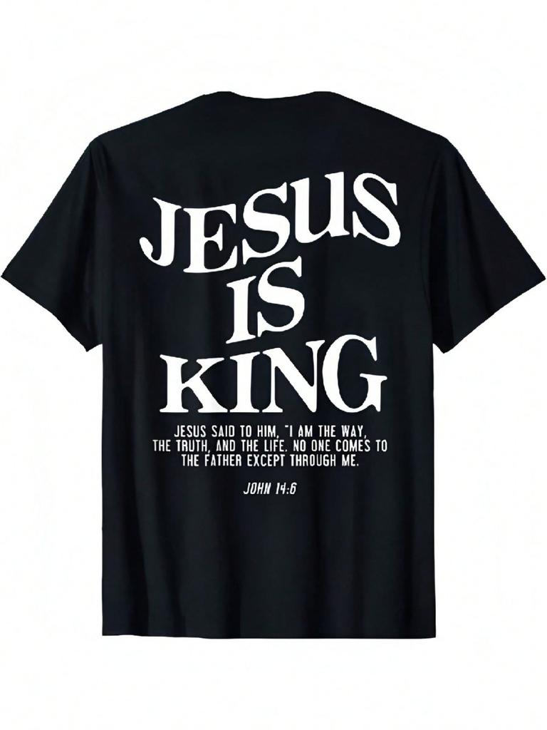 Jesus ist König Jesus Johannes 146 Christliches T-Shirt
