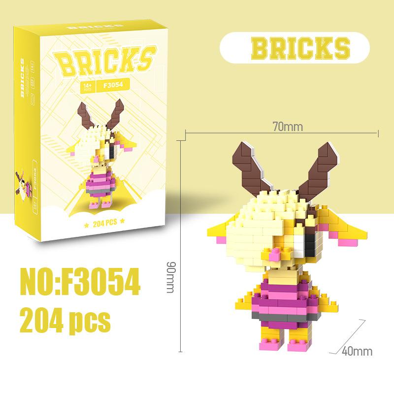 Zootopia 2 Building Blocks Anime Kawaii Cartoon mini Action Children's Animal building blocksAssemble DIY Toys Gift for Kids