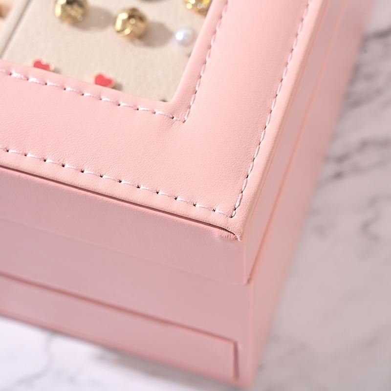 2024 New High-end Jewelry Jewelry Box Storage Box Ring Earrings Ear Studs Bracelet Necklace Jewelry Storage Gift Box Display Box