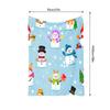 Snowflake Christmas Blanket Cozy Flannel Throw Winter Warm Festive Holiday Decor Gift Home Bedroom Dorm