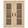 Wall Cabinets 2 pcs Sonoma Oak Wood Based Material