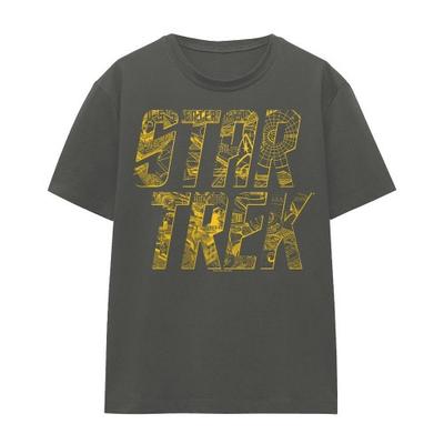 STAR TREK Unisex Adult Schematic Logo T-Shirt