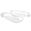 Parts 63128375301 and 63126908405 Fit the Left Headlight Cover and Sealing Strip of a 1996-2003 BMW 5 Series E39.