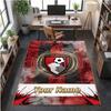 Crystal Velvet Rug Bournemouth Football Print Custom Name Text Floor Mat Home Decor