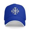 Chevalier Croix de Jérusalem Chrétien Sandwich Casquette de Baseball Vintage Templier Jésus Unisexe Réglable Casquette Soleil Sport Entraînements Chapeaux