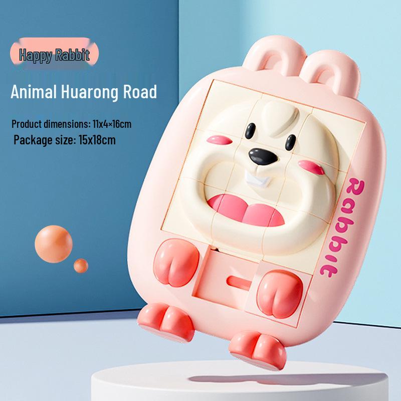 

Хуажун Дао Детская Мультяшная Головоломка с Передвижными Фигурками Животных: Развивающая игрушка для раннего обучения и развития. Подарки