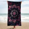 1pc Mandala Print Anti-Sand Beach Towel, Soft Quick-drying & Highly Absorbent, Multi-purpose for Camping, Travel, Pool and Bath