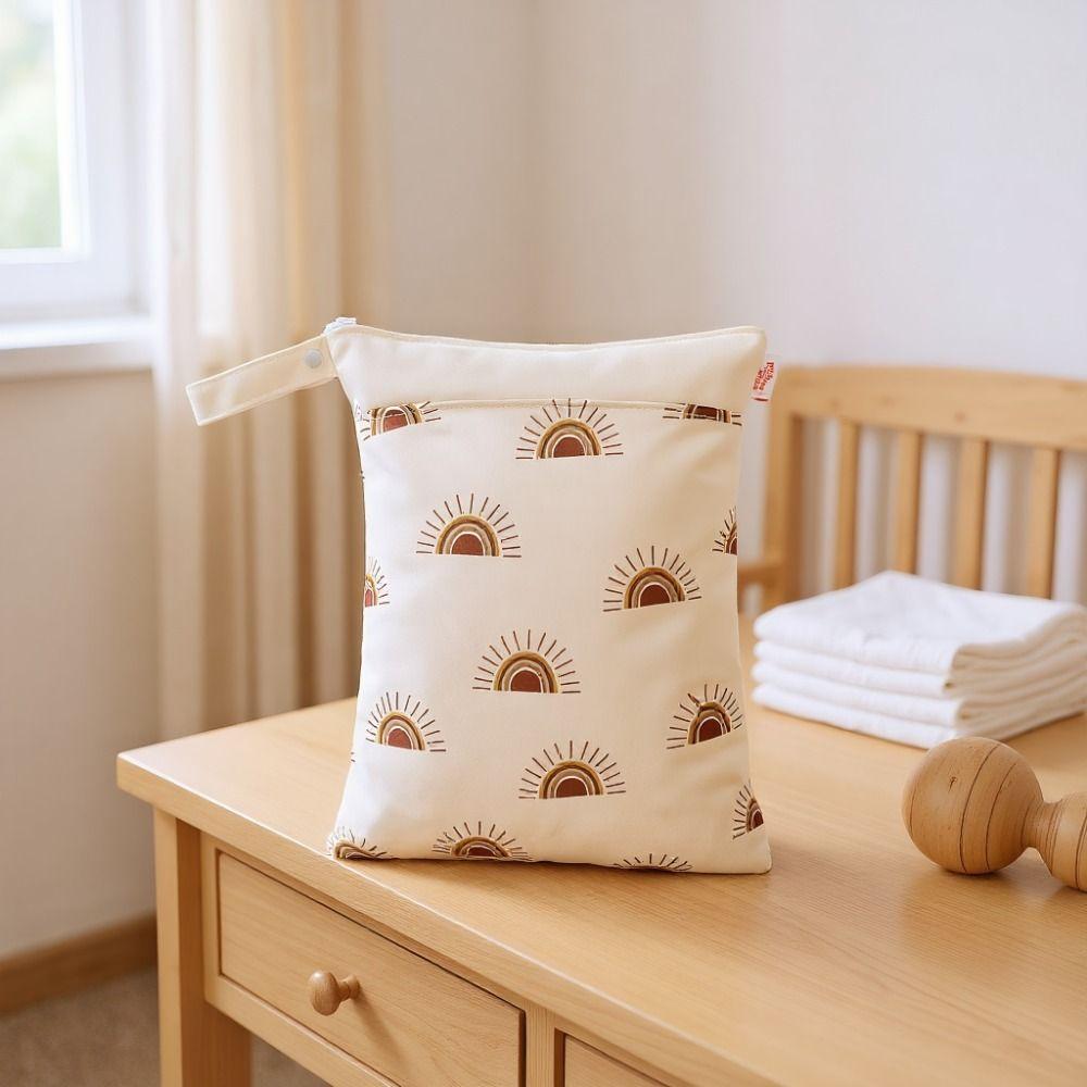 Wiederverwendbare Tragbare Mommy Bag Wasserdichte Windel Nässebeutel Wasserdichte Windeltasche Babyzimmer Dekoration