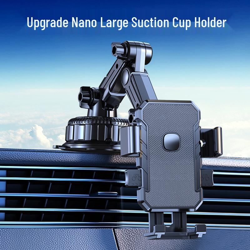 

Truck & Car Phone Holder: Suction Cup, Shockproof, Stable Stand for Navigation.