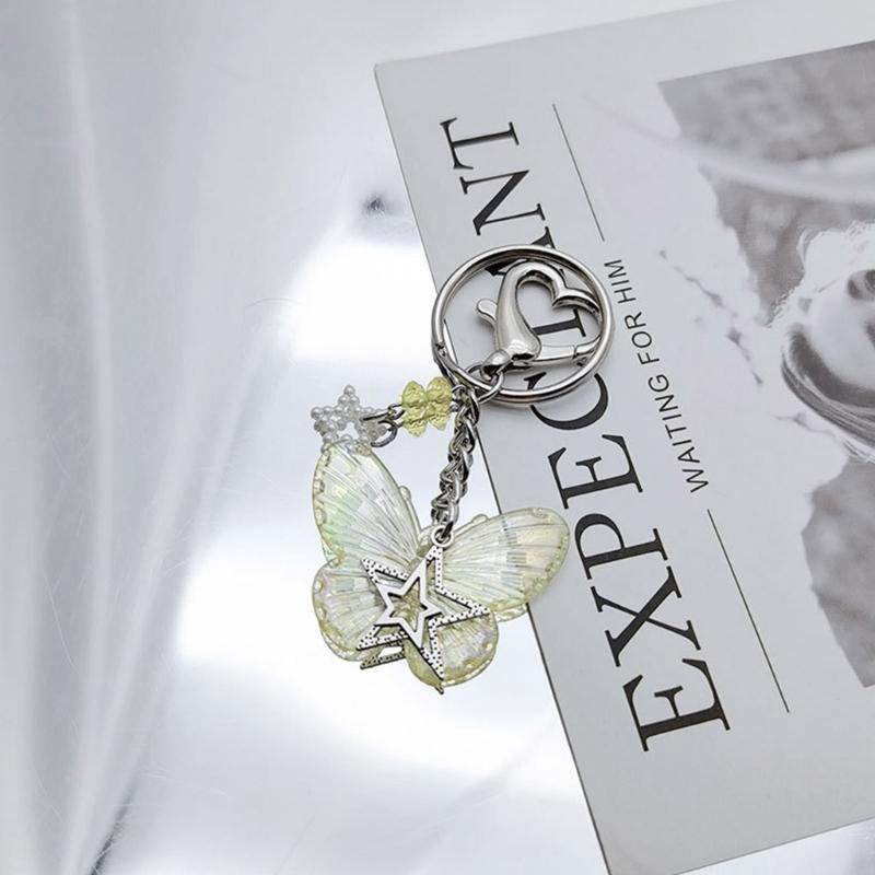 Phone Lanyard Cute Star Charm Phone Strap Backpack Charm Sweet Cool Y2K Keyring