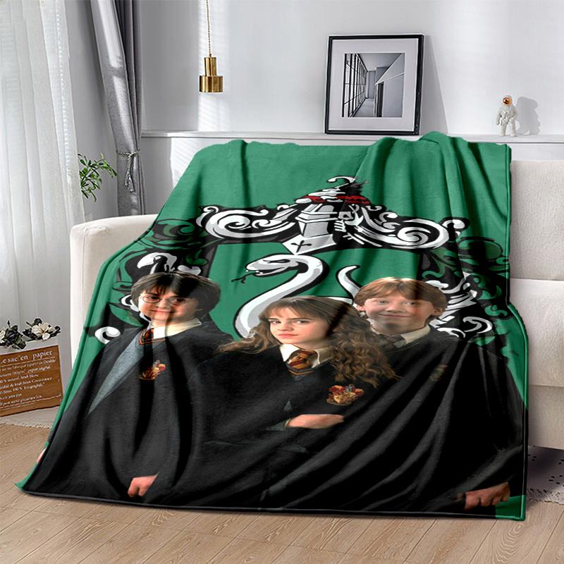 Harry Potter Hogwarts School Uniform Cosplay Costume Robe Cloak for KidsPrint Blanket, Soft Blanket For Sofa Office Bed And Travelling Daugh