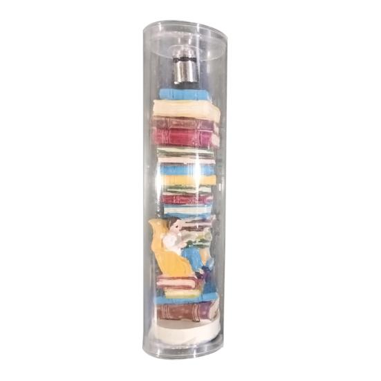 

Читання в метро Нічник Мініатюрна фігурка читача Статуетка Домашній офіс Настільна світлодіодна декоративна лампа Прикраса Подарунки для книголюба E