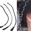 Fashion Twist Braided Hair Rope Clip Hanging Ear-Dye Wig Boxing Braid Hair Pieces  Girls