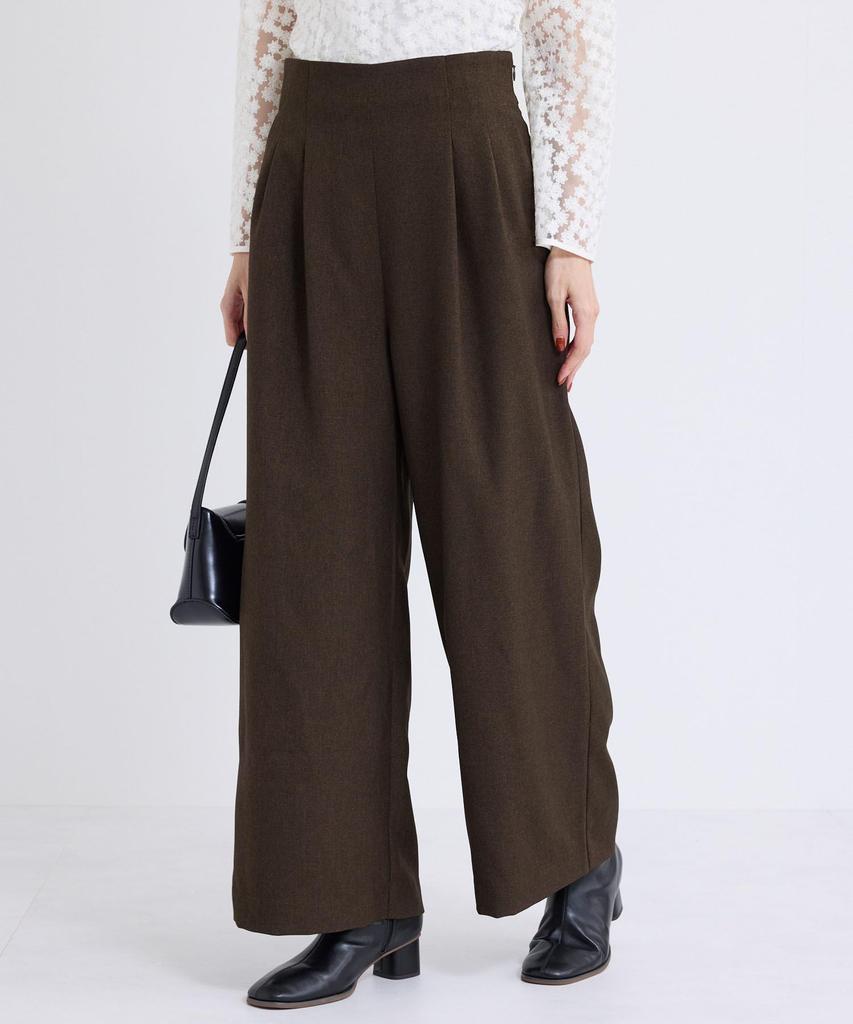 Rope Picnic Suspender Dark Brown Size 38 Wool-Like Pants, (20),