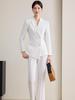 Women's High-End White Suit Set for Autumn/Winter - Elegant Business Formal Wear