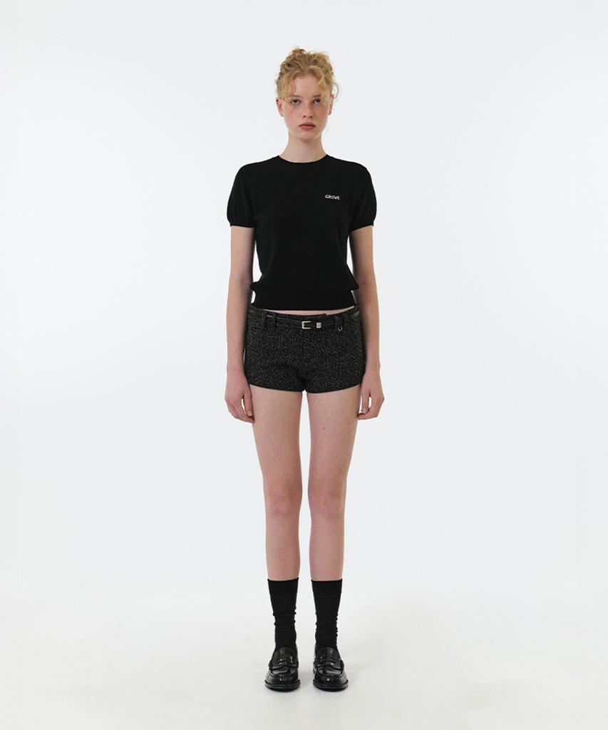 GROVE Elena H/S Knit (Black)