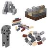Small Particles Simulation City Wall Bricks Building Block Model Building Accessories Castle Construction Children's Toys